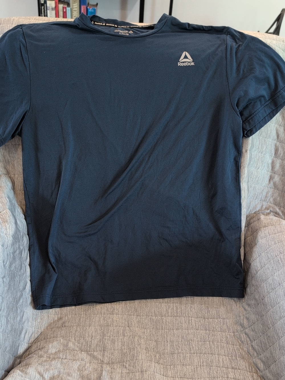 Reebok Dark Navy Crew Neck Performance Tee